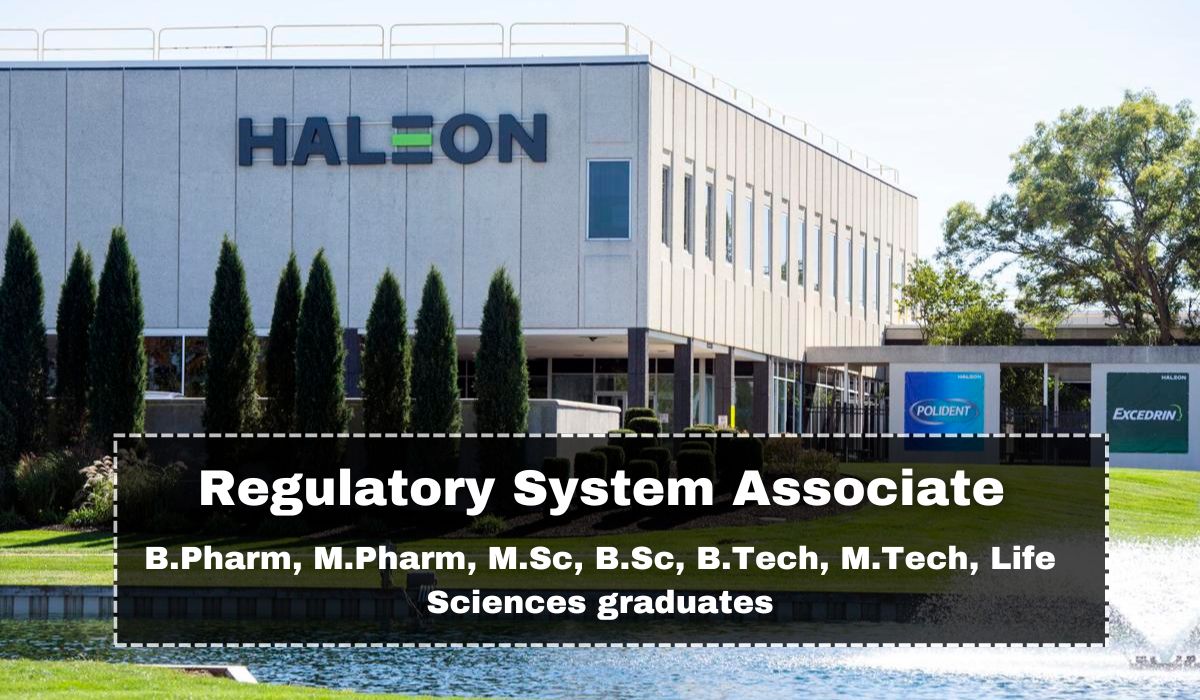 Haleon Hiring Regulatory System Associate