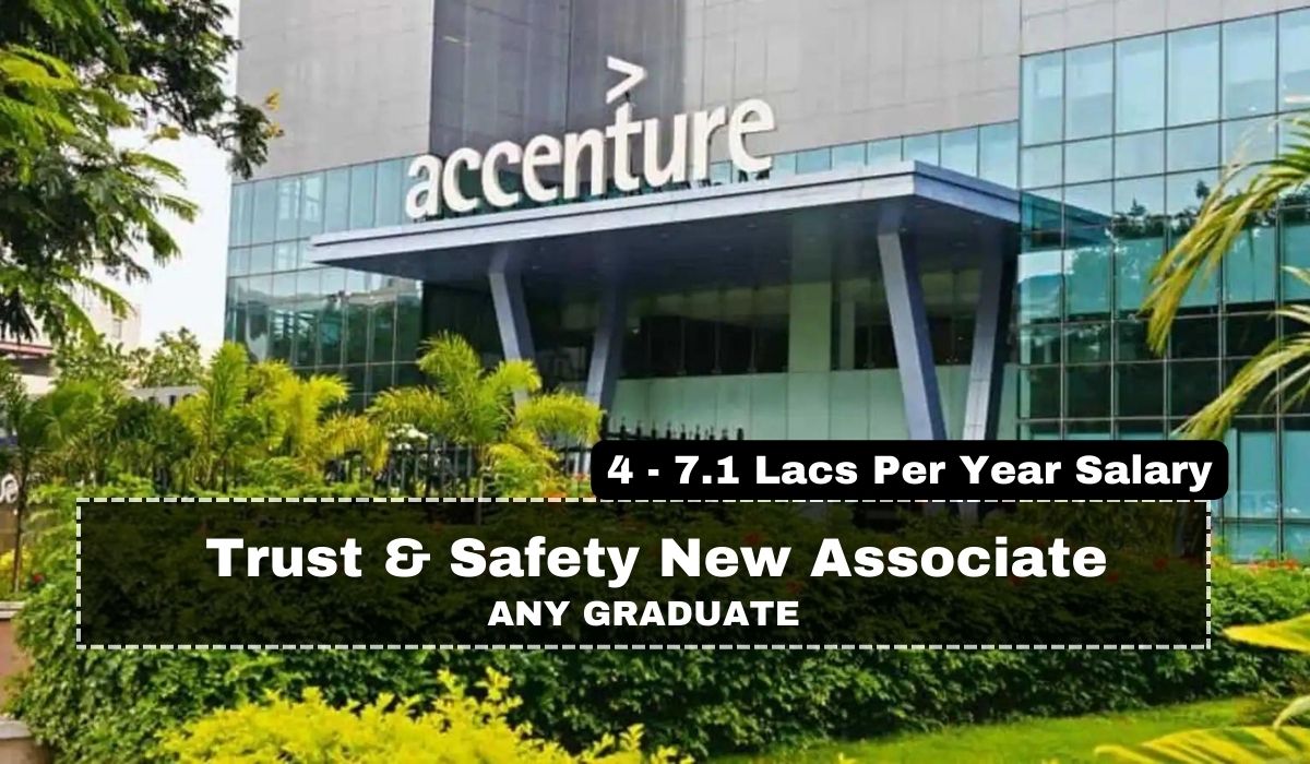 [Freshers] Accenture Hiring Trust & Safety New Associate