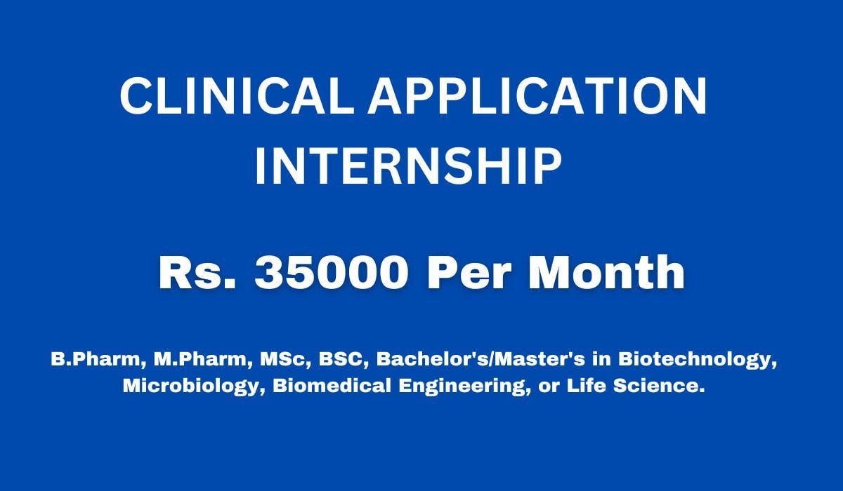 clinical research internship for freshers