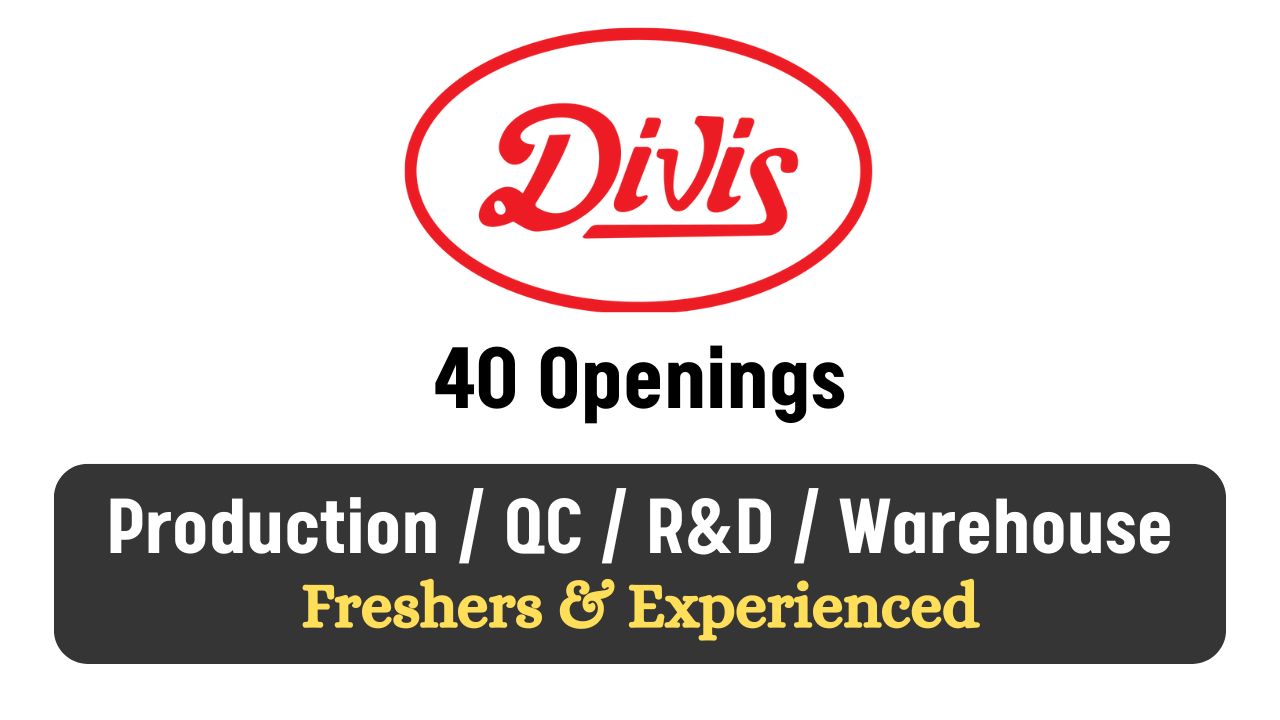 Hiring for Production / QC / R&D / Warehouse