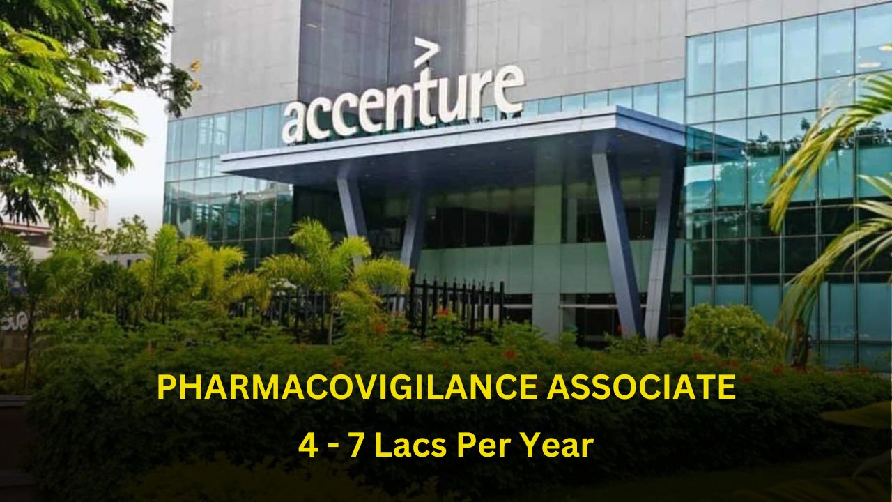 Accenture Hiring Pharmacovigilance Associate