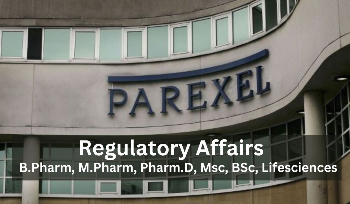 Parexel Hiring Regulatory Affairs Associate