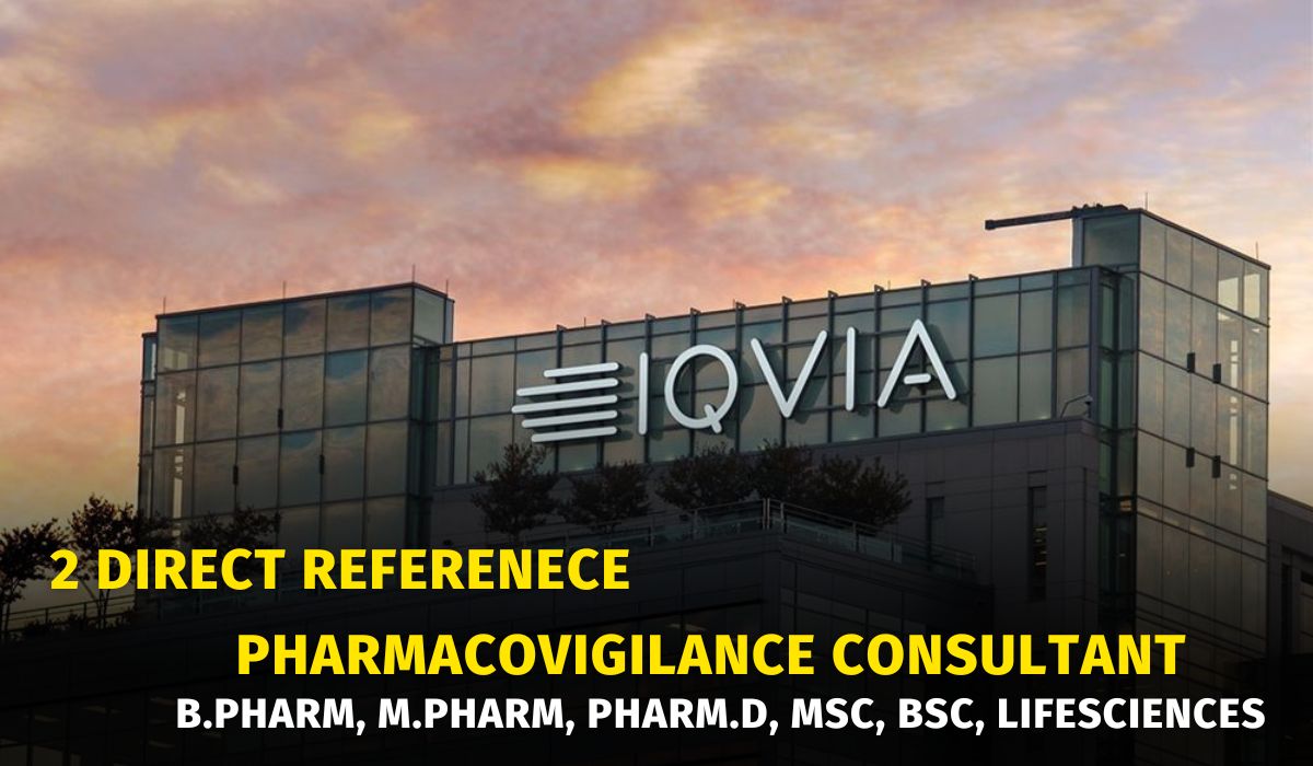 2 Direct Reference | IQVIA Hiring Pharmacovigilance Consultant