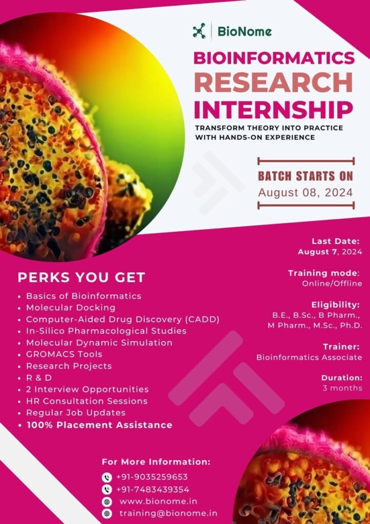 BioName Hiring for Research Internship - FRESHER BioName Hiring for Research Internship - FRESHER