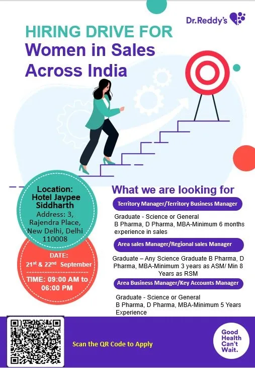 Dr.Reddy’s Hiring for Graduate in Science, General B Pharma, D Pharma, or MBA Dr.Reddy’s Hiring for Graduate in Science, General B Pharma, D Pharma, or MBA