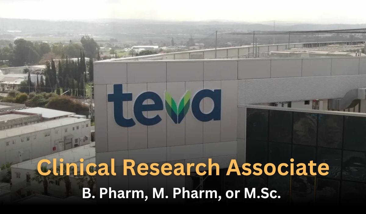 Teva Pharmaceuticals Hiring Clinical Research Associate In Mumbai