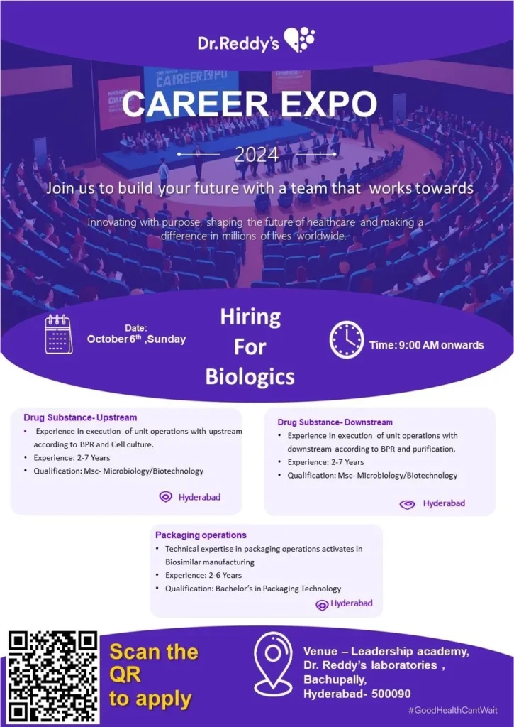 Dr.Reddy’s Hiring for Production / Packing - B.Tech, Diploma Dr.Reddy’s Hiring for Production / Packing - B.Tech, Diploma