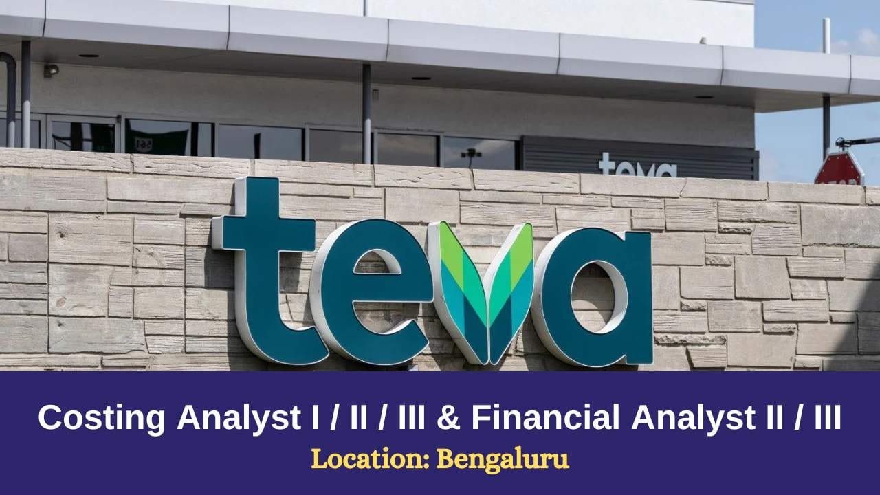 Teva Pharma Hiring For Analyst Bengaluru