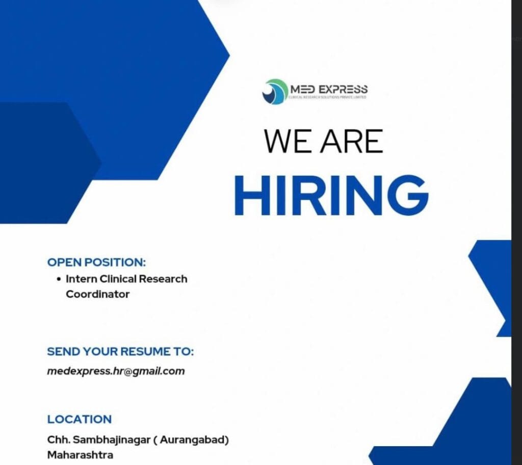 Med Express Hiring For Clinical Research Internships