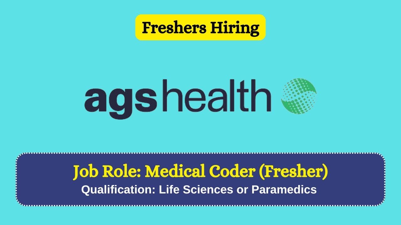 Freshers Button AGS Health Hiring for Medical Coding Freshers