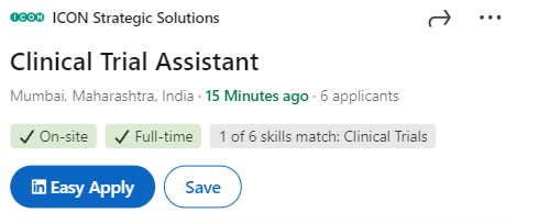 Clinical Trial Assistant Job at ICON Strategic Solutions Clinical Trial Assistant Job at ICON Strategic Solutions