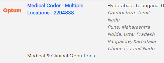 Optum Careers 2025 : Medical Coding Jobs for Freshers & Experienced Optum Careers 2025 : Medical Coding Jobs for Freshers & Experienced