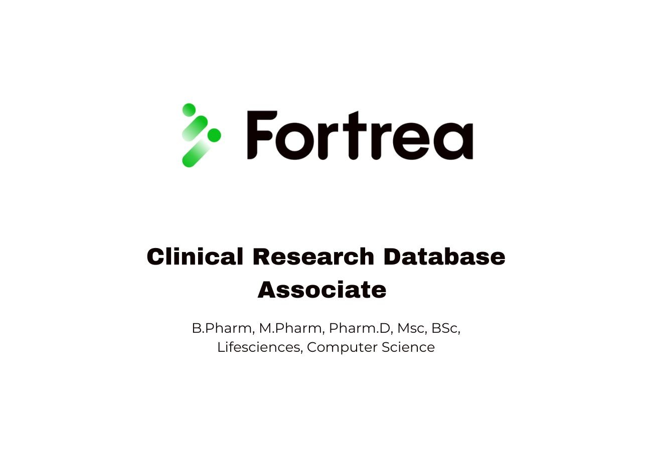 Clinical Research Database Job Fortrea Clinical research database job fortrea