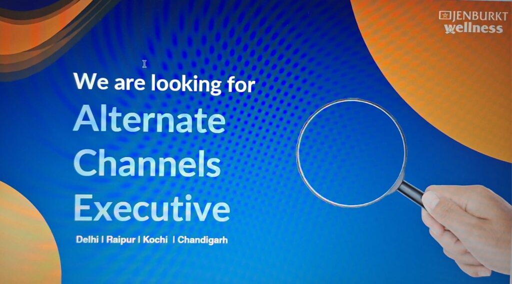 Alternate Channels Executive – Pharma Job Openings at Jenburkt Pharmaceuticals Ltd Alternate Channels Executive – Pharma Job Openings at Jenburkt Pharmaceuticals Ltd