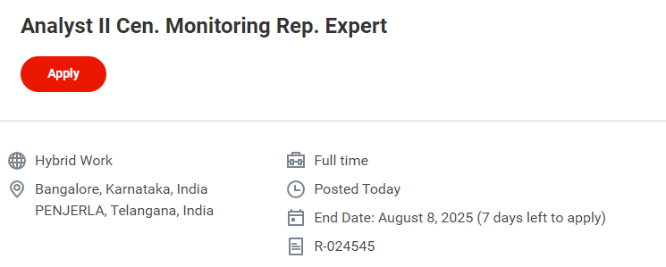 Johnson & Johnson Central Monitoring Jobs Johnson & Johnson Central Monitoring Jobs