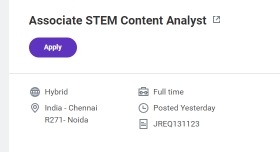 Clarivate Hiring Freshers STEM Content & Patent Content Analyst Clarivate Hiring Freshers STEM Content & Patent Content Analyst