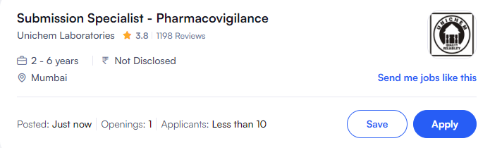Pharmacovigilance Specialist Role at Unichem | ICSR & GVP Compliance Jobs Pharmacovigilance Specialist Role at Unichem | ICSR & GVP Compliance Jobs