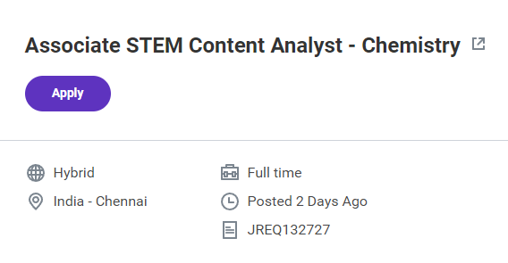Clarivate Hiring Freshers STEM Content & Patent Content Analyst Clarivate Hiring Freshers STEM Content & Patent Content Analyst
