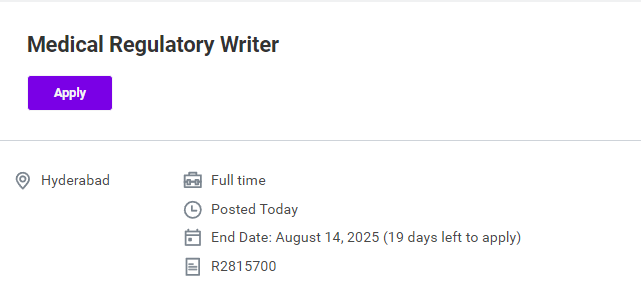 Medical Regulatory Writer Job at Sanofi Medical Regulatory Writer Job at Sanofi