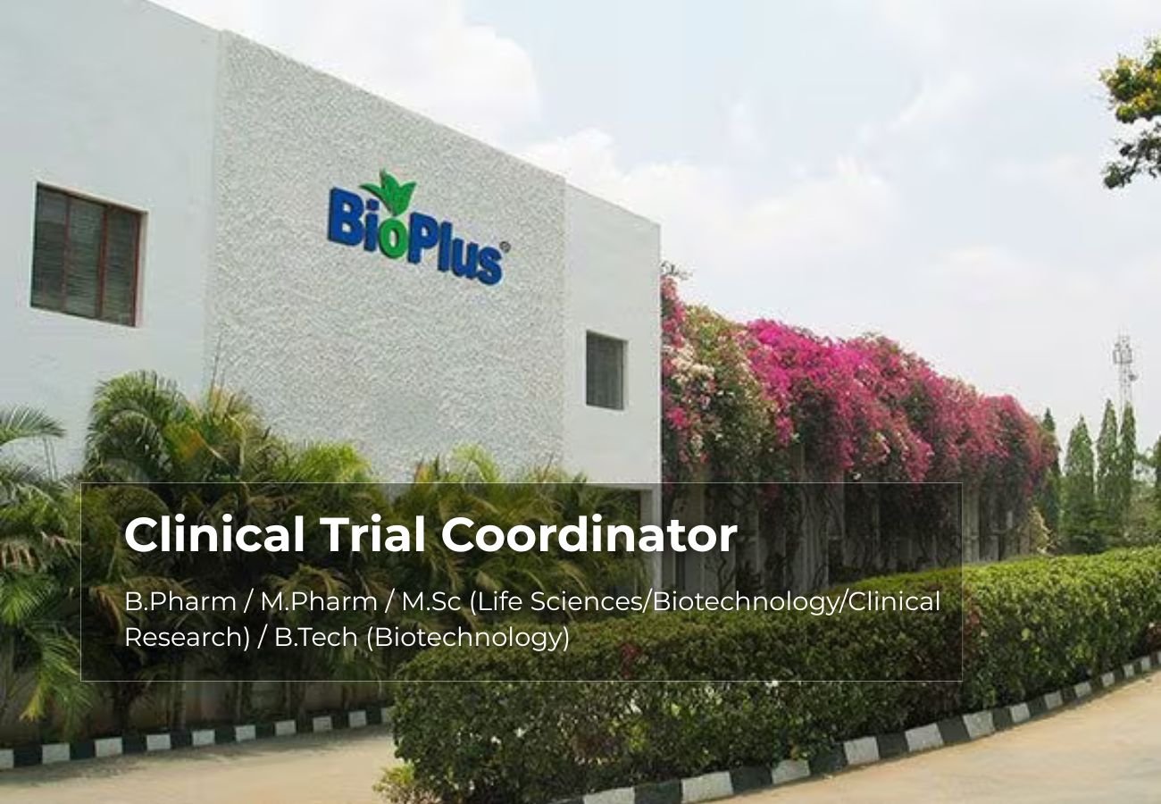 Clinical Trial Coordinator Job Bioplus Life Sciences Hiring Now!