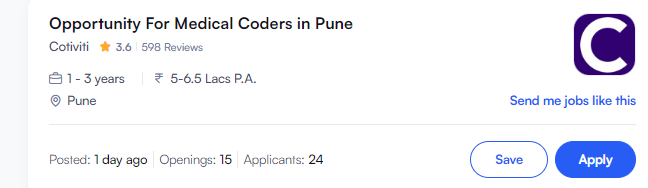 Medical Coding Jobs in Pune | Cotiviti Hiring Medical Coders (5-6.5 LPA) Medical Coding Jobs in Pune | Cotiviti Hiring Medical Coders (5-6.5 LPA)