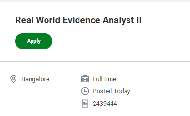 Real World Evidence Analyst Job at Fortrea Real World Evidence Analyst Job at Fortrea
