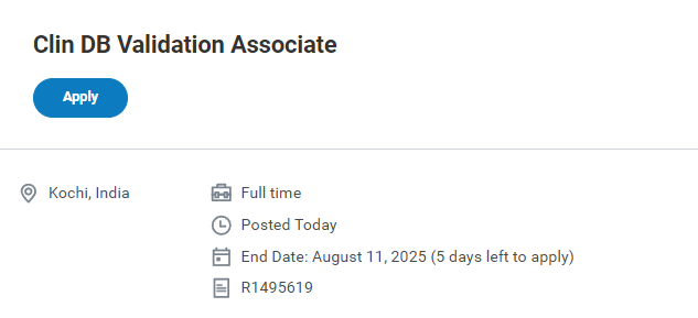 Join IQVIA as a Clinical DB Validation Associate | Freshers Join IQVIA as a Clinical DB Validation Associate | Freshers