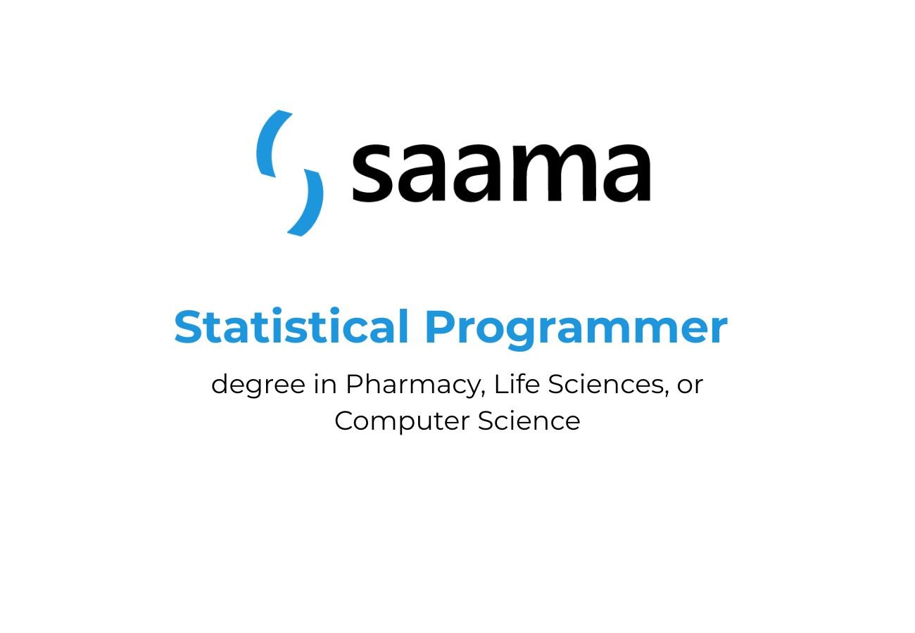 Statistical Programmer Jobs in India | Saama Careers