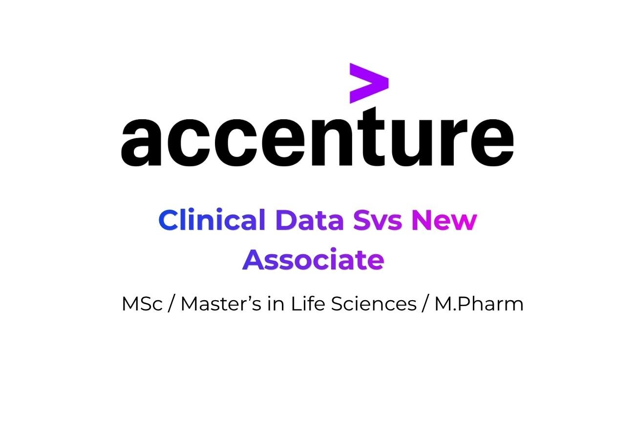Associate Compa Clinical Data Svs New Associate Job at Accenture