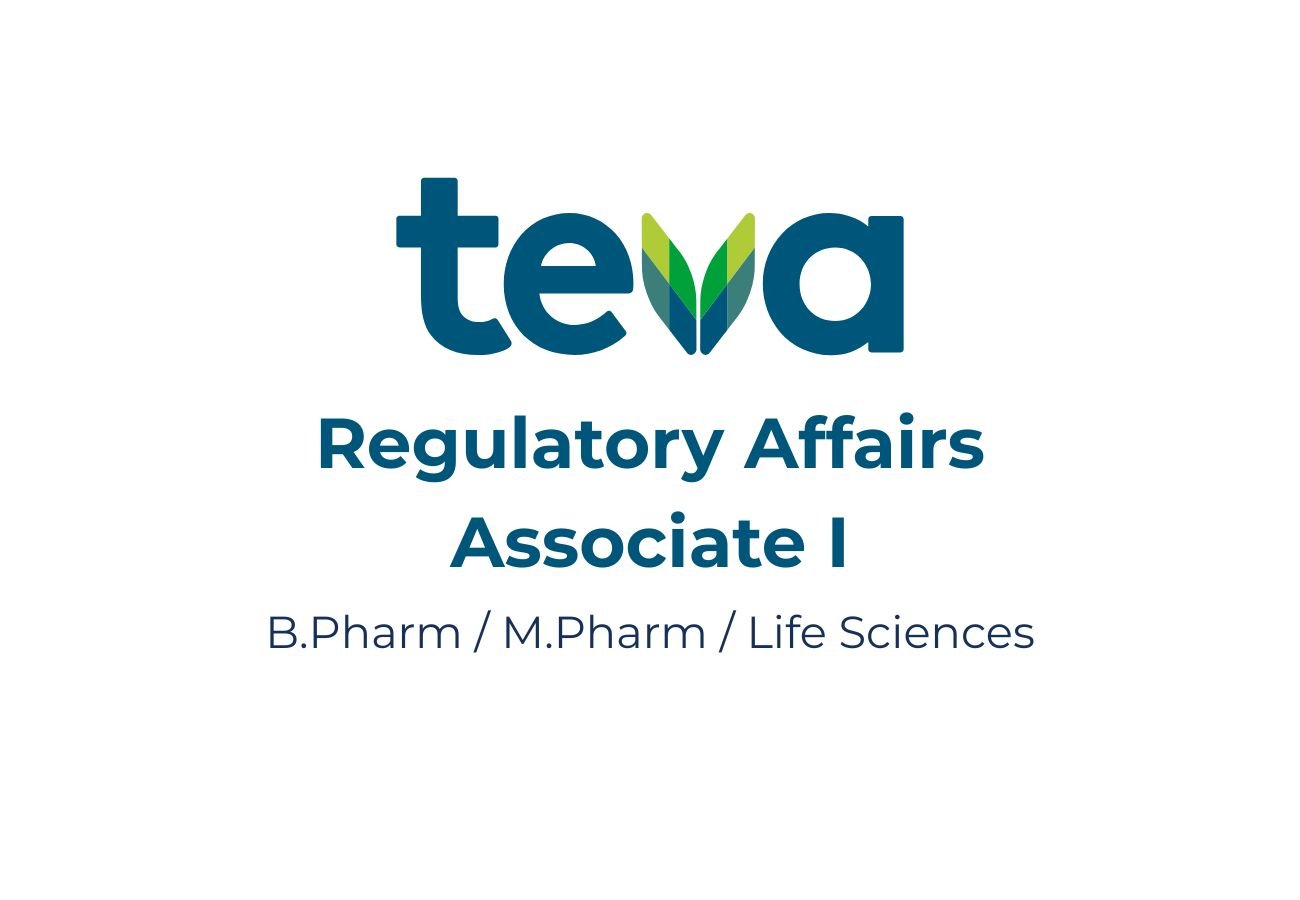 Regulatory Affairs Associate I Job at Teva Pharmaceuticals
