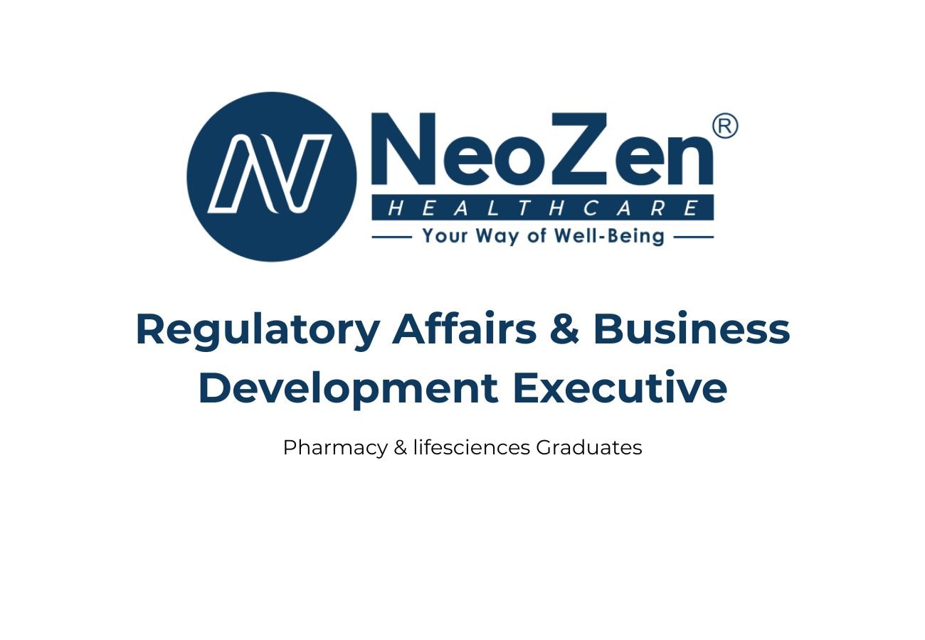 Regulatory Affairs & Business Development Executive Job in Neozen ...