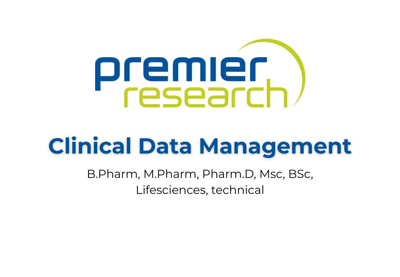 Premier Research Hiring for Clinical Data Management