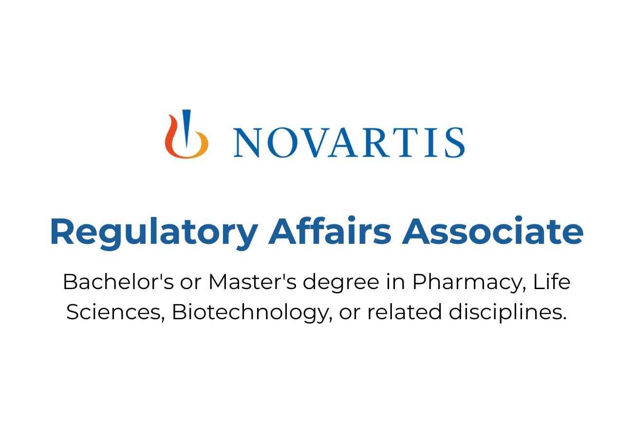 Novartis Hiring for Regulatory Affairs Associate
