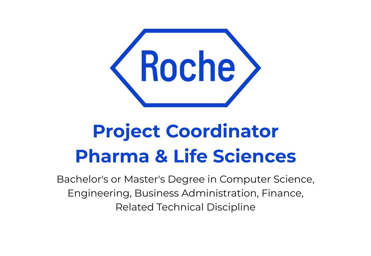 Roche Project Coordinator Jobs 2026 | Pharma & Life Sciences