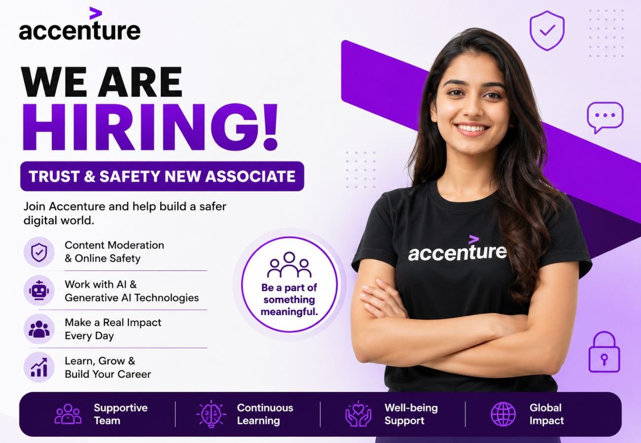 Accenture Hiring Trust & Safety New Associate | Freshers