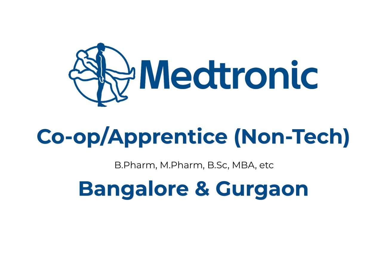 medtronic-hiring-for-co-op-apprentice-non-tech-in-bangalore-gurgaon