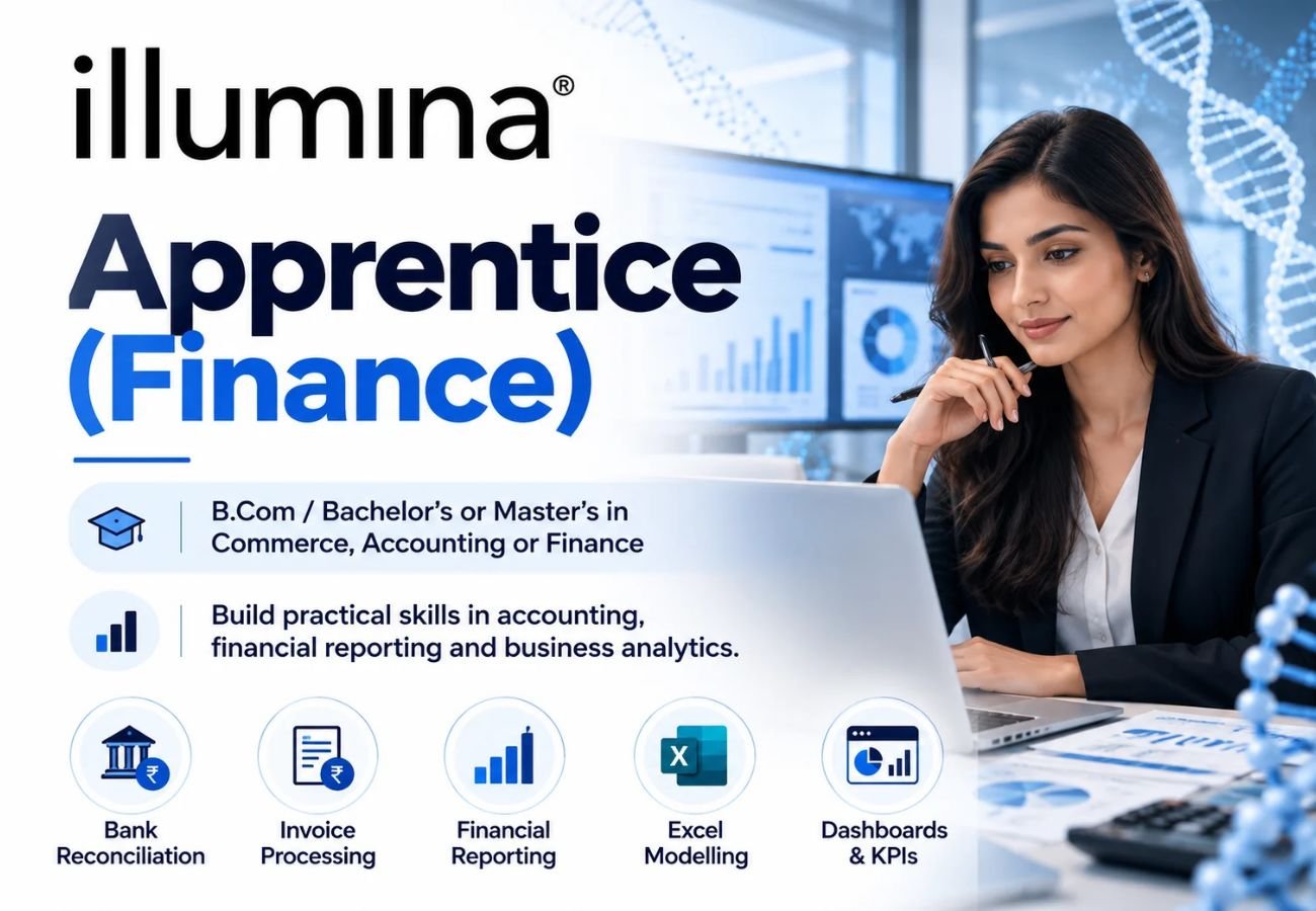 Illumina Hiring For Apprentice (Finance) Freshers